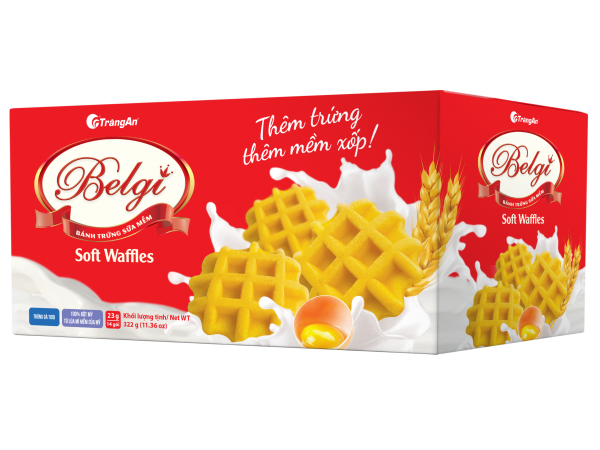BÁNH TRỨNG SỮA MỀM BELGI 322G